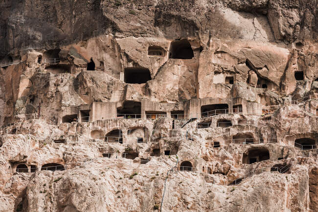 Georgia, Samtskhe-Javakheti, Vardzia cave monastery — Stock Photo