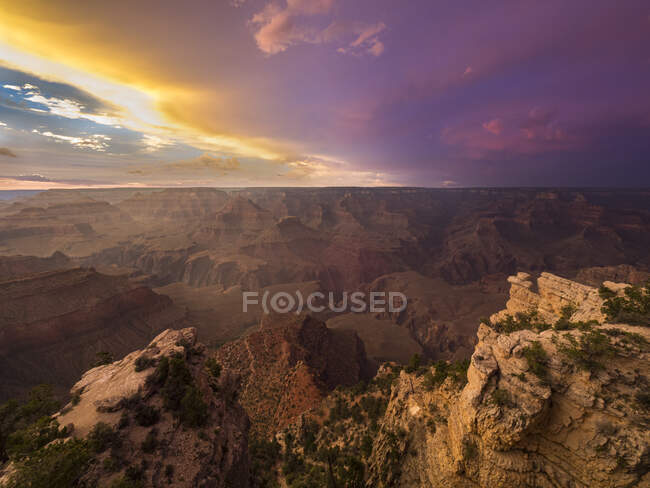 Stati Uniti, Arizona, Grand Canyon al tramonto — Foto stock
