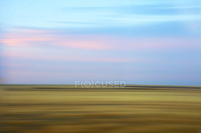 Riserva naturale Lagunas de Villafafila al tramonto — Foto stock
