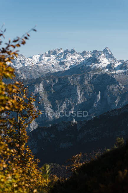 Picos de Europa gamma in autunno — Foto stock