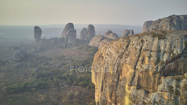 Vista aérea de Pedras Negras en Angola - foto de stock