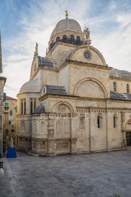 Croazia, Contea di Sibenik-Knin, Sibenik, Cattedrale di San Giacomo — Foto stock