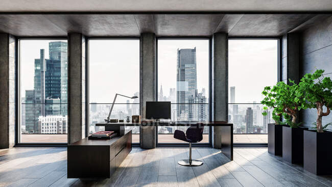 Interior of modern office — Stock Photo
