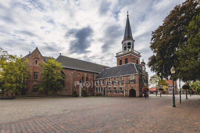 Niederlande, Provinz Groningen, Appingedam, Historische Nikolaikirche — Stockfoto