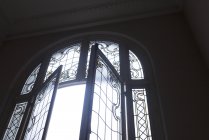 Leaded french windows — Stock Photo
