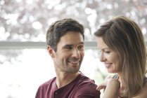 Portrait of Couple smiling together — Stock Photo