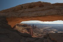Arco di Mesa al parco nazionale di Canyonlands — Foto stock