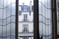 Leaded french windows — Stock Photo