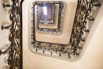Spiral staircase in the hotel — Stock Photo