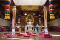 Храм в Карме Трияна Дхармачакра Тибетский буддийский монастырь, Вудсток, Нью-Йорк, США — стоковое фото