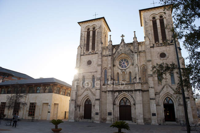 Cattedrale di San Fernando a San Antonio, Texas, USA — Foto stock