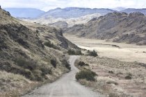 Camino en las montañas de Chile - foto de stock