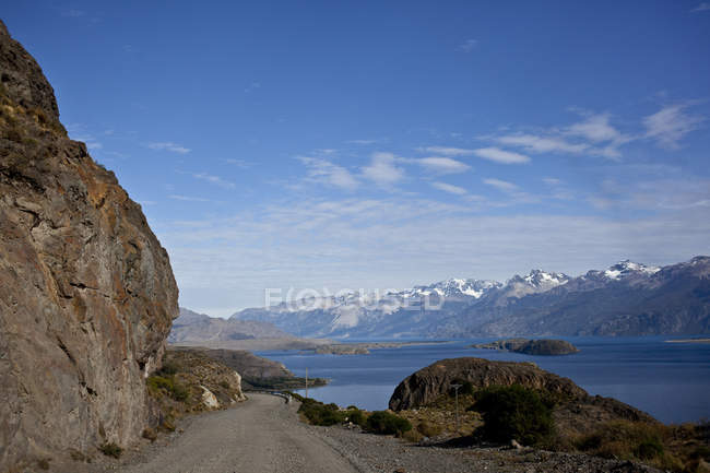 Краєвид Аргентини з дороги і гори — стокове фото