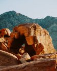 Vista diurna delle strutture rocciose a Moab, Utah — Foto stock