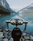 Бінокль на Озеро Луїза в Національний парк Банф, Альберта, Канада — стокове фото