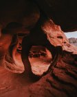 Vista diurna dell'arco roccioso nel deserto di Moab, Utah, USA — Foto stock