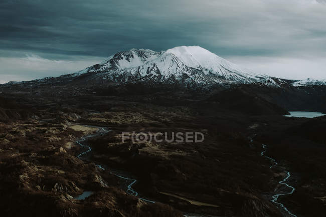 Daytime view of Mount St. Helens in Skamania County, Washington, USA — Stock Photo