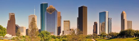Vista panorámica de Houston, Texas - foto de stock