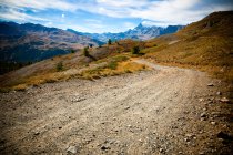 Road in Hautes-Alpes, Francia - foto de stock