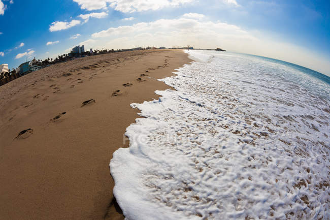 Strand von Santa Monica — Stockfoto