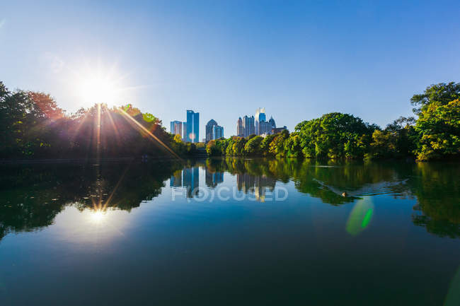П'ємонт парк, Атланта, Джорджія — стокове фото
