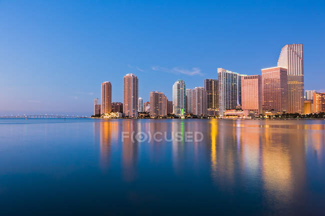 Міський краєвид Майамі, Флорида — стокове фото