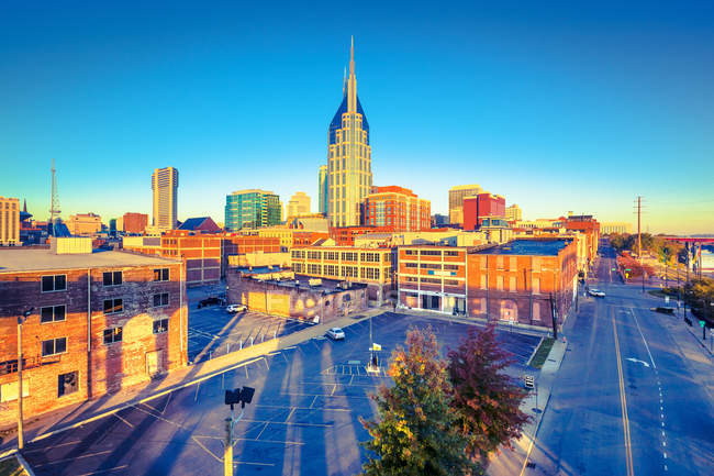Distrito financiero de Nashville, Tennessee - foto de stock