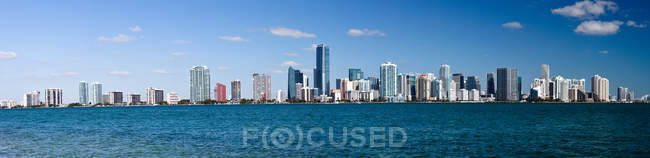Miami paysage urbain, Floride — Photo de stock