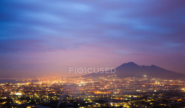 Napoli cityscape, Italy — Stock Photo