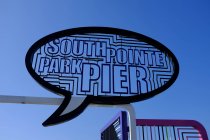 Panneau du parc South Pointe — Photo de stock