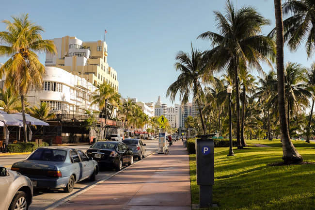 Ocean Drive en Miami - foto de stock