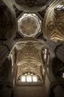 Ansicht der Decke der Kathedrale von Sevilla, Spanien — Stockfoto