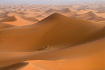 Мальовничий вид на ландшафт з піщаних дюн — стокове фото