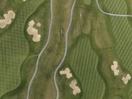 Full frame aerial view of golf course — Stock Photo