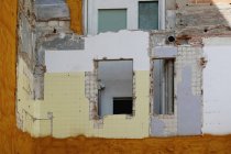 View to building being demolished — Stock Photo