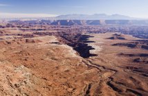 Veduta aerea del Parco Nazionale del Canyonlands, Utah — Foto stock