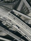 Auto-estradas e passagens aéreas, Los Angeles, Califórnia, EUA — Fotografia de Stock