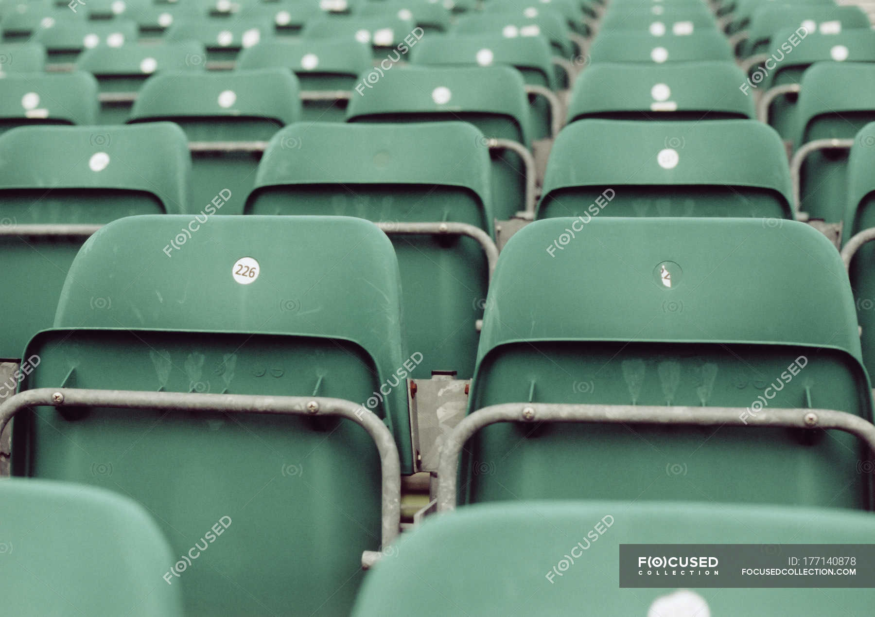 green stadium seats