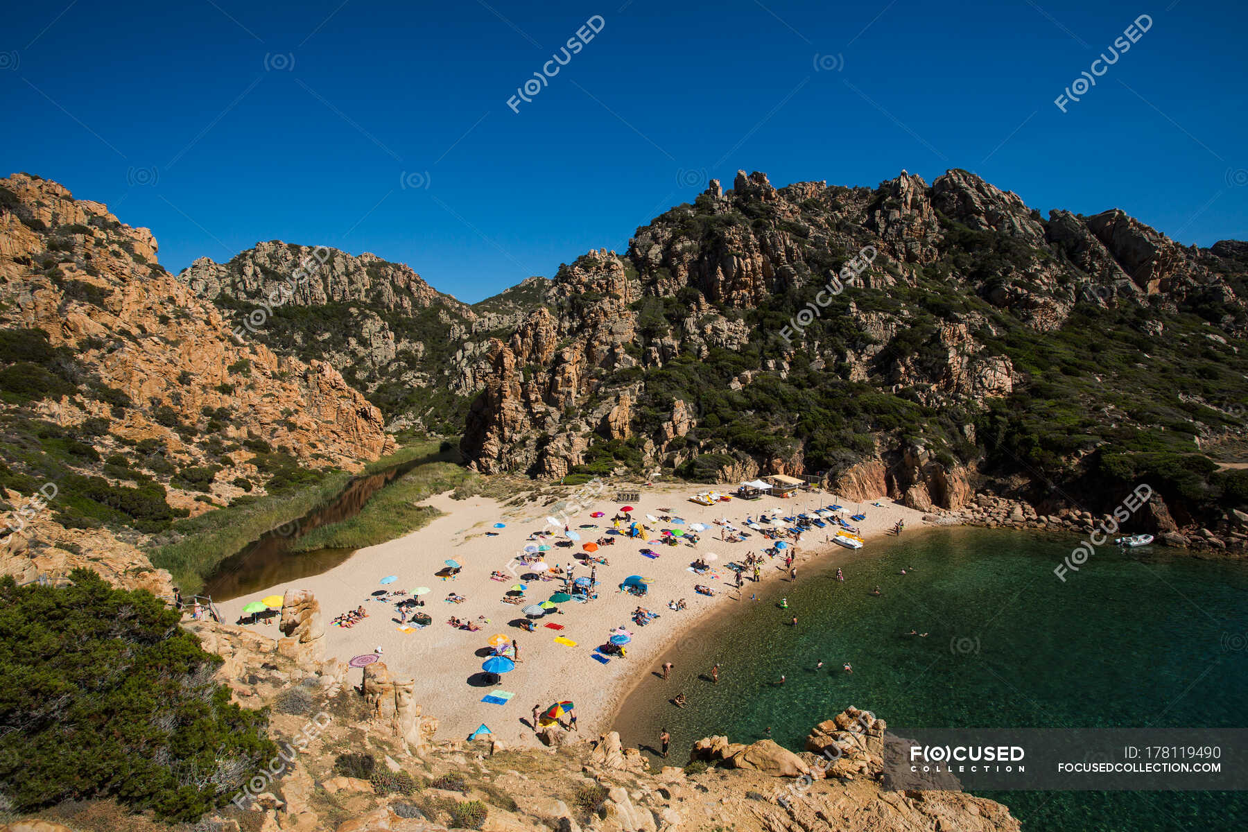 Spiaggia di li cossi - Stock Photos, Royalty Free Images | Focused