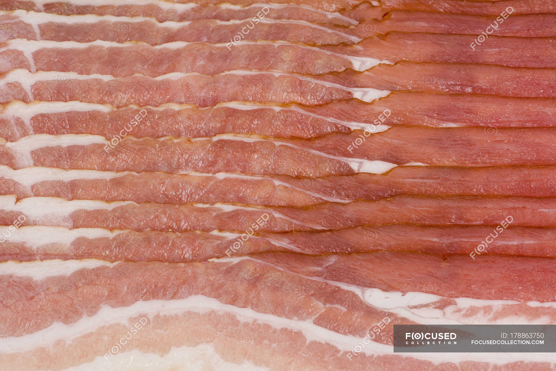 Full Frame Shot Of Strips Bacon Studio Large Group Full Frame Shot Of Strips Bacon Stock Photos