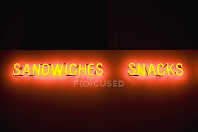 neon lettering