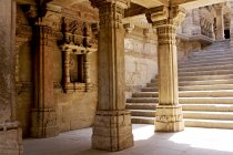 Adalaj Wav Step Well An architectural wonder built by Queen Rudabai and is certainly one of the finest monuments of Gujarat. — Stock Photo