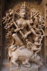 Vista frontal del dios indio - foto de stock
