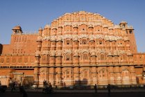 Blick auf den Hawa Mahal Palast tagsüber, Jaipur, Rajasthan — Stockfoto