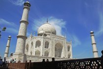 Taj Mahal, Merveille du monde, Agra, Delhi, Inde — Photo de stock