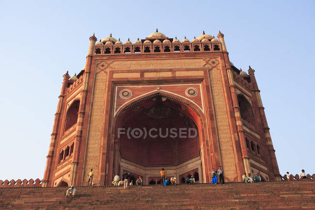 Buland Darwaza, Fatehpur Sikri, the City of Victory, Built during the second half of the 16th century, Mughal Architecture, made from red sandstone, capital of Mughal Empire, UNESCO World Heritage Site, Agra, Uttar Pradesh, India — Stock Photo