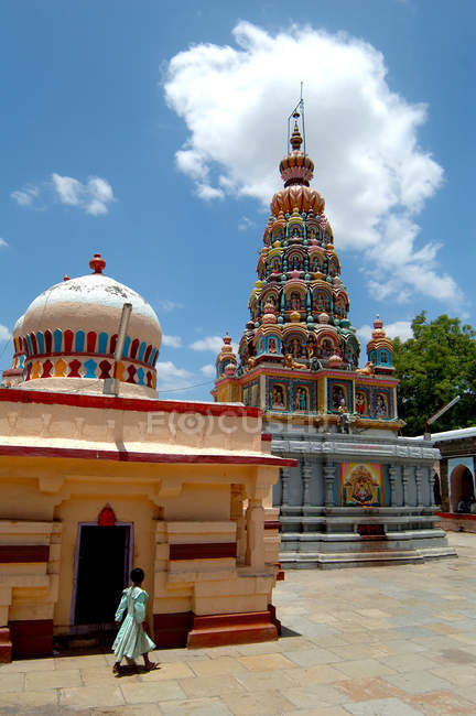 Templo hindu de Ambajogai Distrito de Parbhani em Beed, Maharashtra, Índia — Fotografia de Stock