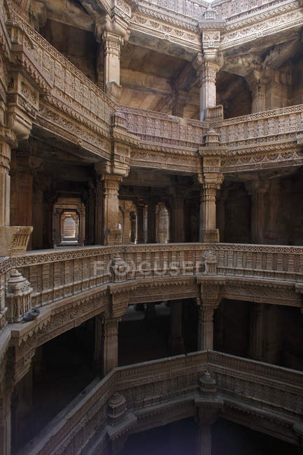 Stages inside temple — Stock Photo