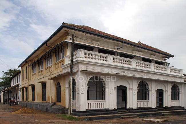 Herança colonial, estrutura construída por holandês. Galle, Índia — Fotografia de Stock