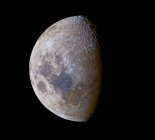 Mezzaluna Luna passato primo trimestre — Foto stock